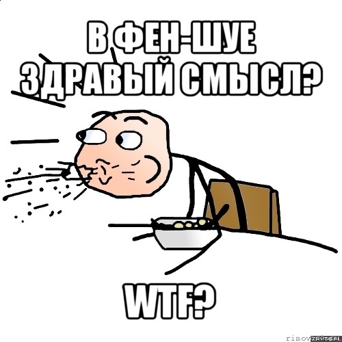 в фен-шуе здравый смысл? wtf?