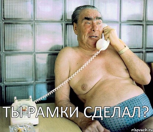 ТЫ РАМКИ СДЕЛАЛ?, Комикс леонид ильич