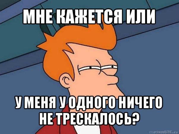 мне кажется или у меня у одного ничего не трескалось?, Мем  Фрай (мне кажется или)