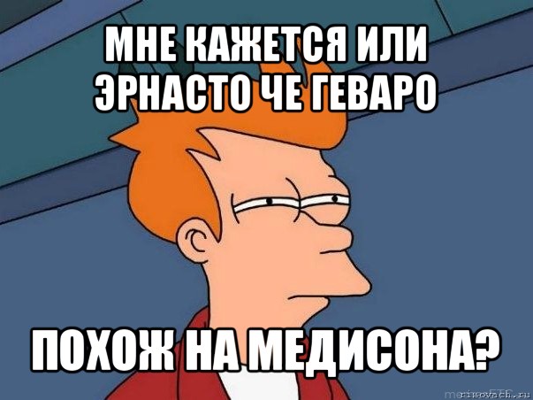 мне кажется или эрнасто че геваро похож на медисона?, Мем  Фрай (мне кажется или)