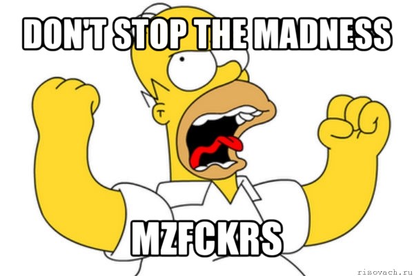 don't stop the madness mzfckrs