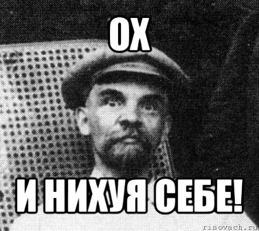 ох и нихуя себе!, Мем   Ленин удивлен