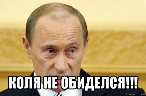  коля не обиделся!!!, Мем путин