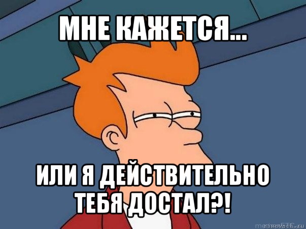 мне кажется... или я действительно тебя достал?!, Мем  Фрай (мне кажется или)