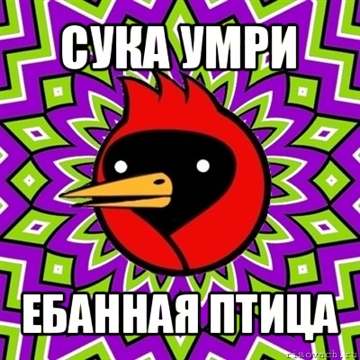 сука умри ебанная птица, Мем Омская птица