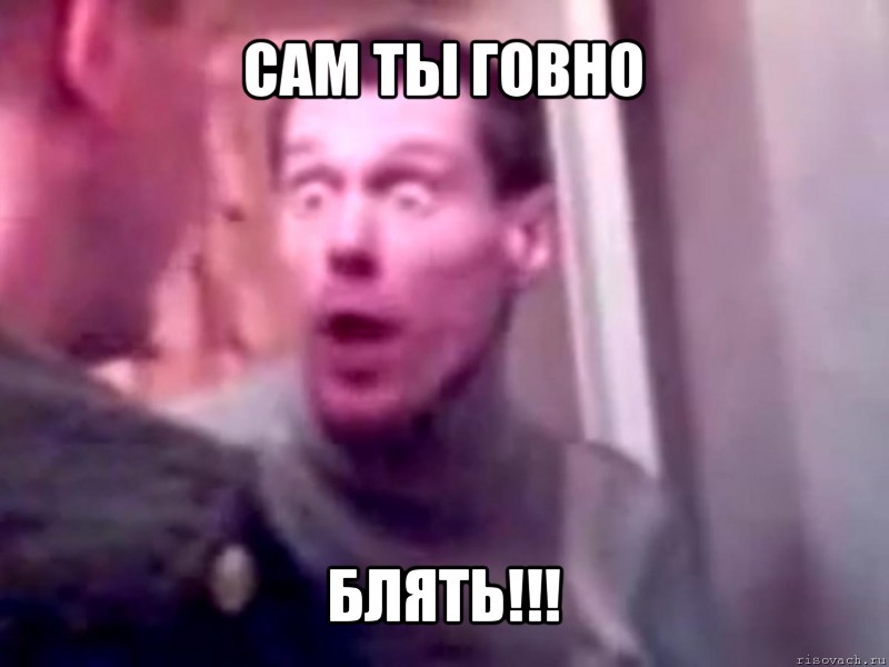 сам ты говно блять!!!, Мем Запили