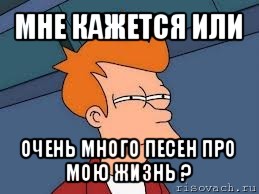 мне кажется или очень много песен про мою жизнь ?, Мем  Фрай (мне кажется или)