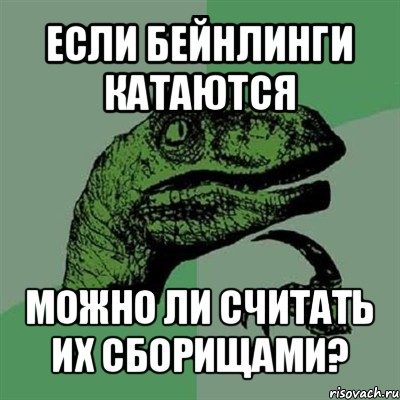 если бейнлинги катаются можно ли считать их сборищами?, Мем Филосораптор