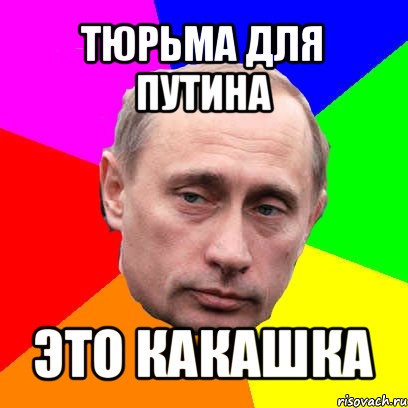 тюрьма для путина это какашка