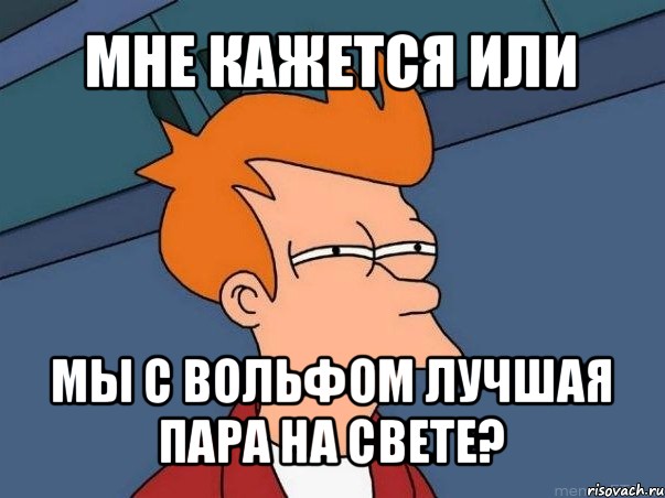 мне кажется или мы с вольфом лучшая пара на свете?, Мем  Фрай (мне кажется или)