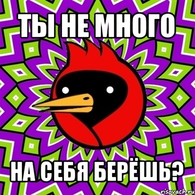 ты не много на себя берёшь?, Мем Омская птица