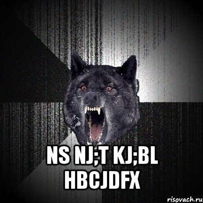  ns nj;t kj;bl hbcjdfx, Мем Сумасшедший волк