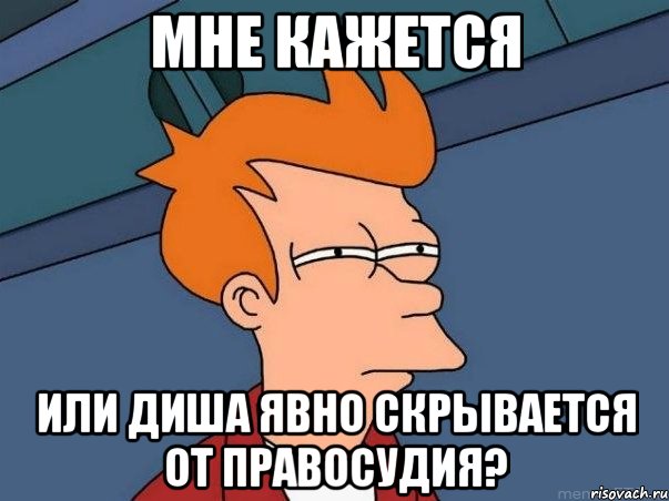 мне кажется или диша явно скрывается от правосудия?, Мем  Фрай (мне кажется или)