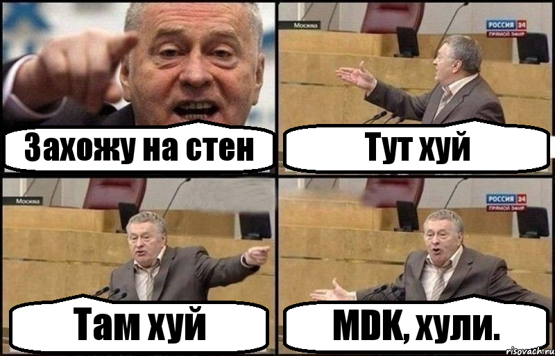 Захожу на стен Тут хуй Там хуй MDK, хули., Комикс Жириновский