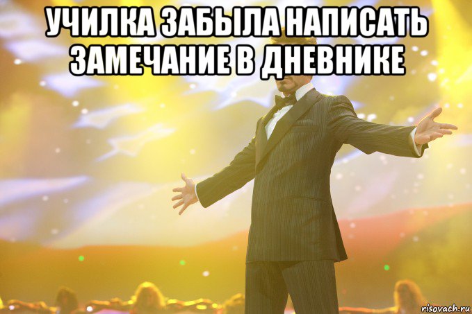 училка забыла написать замечание в дневнике , Мем Тони Старк (Роберт Дауни младший)