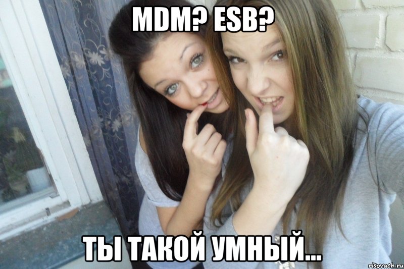 mdm? esb? ты такой умный..., Мем  Чмаф