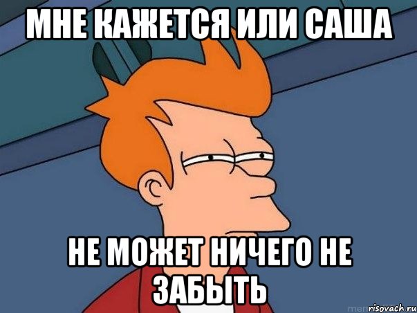 мне кажется или саша не может ничего не забыть, Мем  Фрай (мне кажется или)