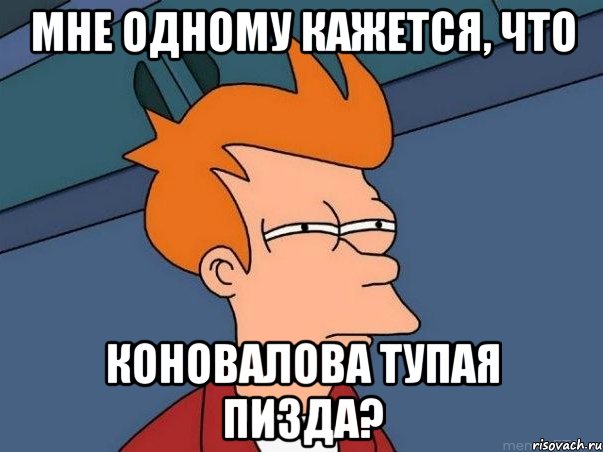 мне одному кажется, что коновалова тупая пизда?, Мем  Фрай (мне кажется или)