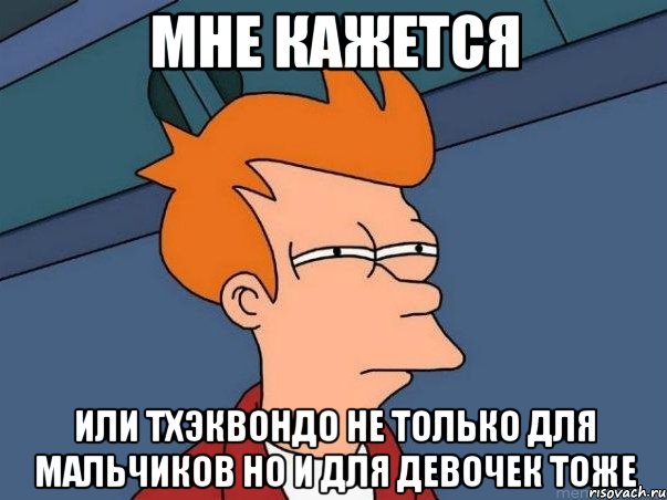 мне кажется или тхэквондо не только для мальчиков но и для девочек тоже, Мем  Фрай (мне кажется или)