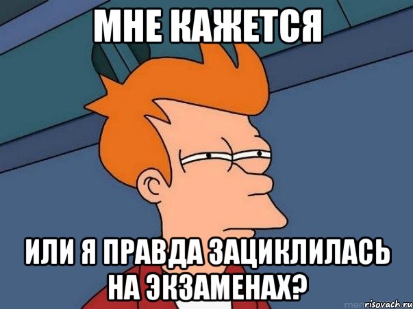 мне кажется или я правда зациклилась на экзаменах?, Мем  Фрай (мне кажется или)