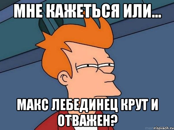 мне кажеться или... макс лебединец крут и отважен?, Мем  Фрай (мне кажется или)