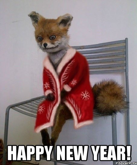  happy new year!, Мем    лис НГ