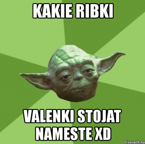 kakie ribki valenki stojat nameste xd, Мем Мастер Йода