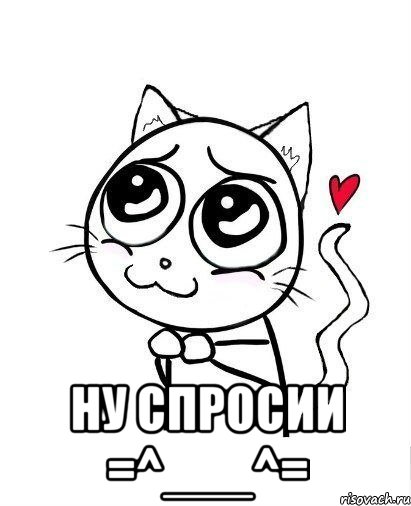  ну спросии =^___^=, Мем  Котейка-няша