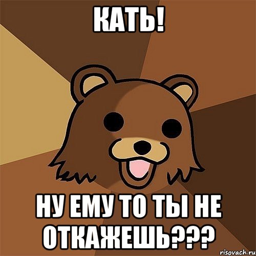 кать! ну ему то ты не откажешь???, Мем Педобир