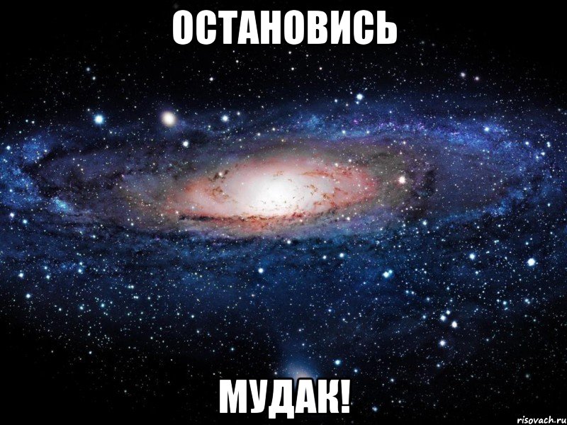 остановись мудак!, Мем Вселенная