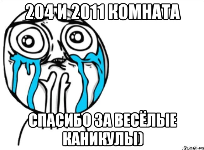 204 и 2011 комната спасибо за весёлые каникулы), Мем Это самый