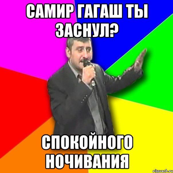 самир гагаш ты заснул? спокойного ночивания, Мем Давай досвидания