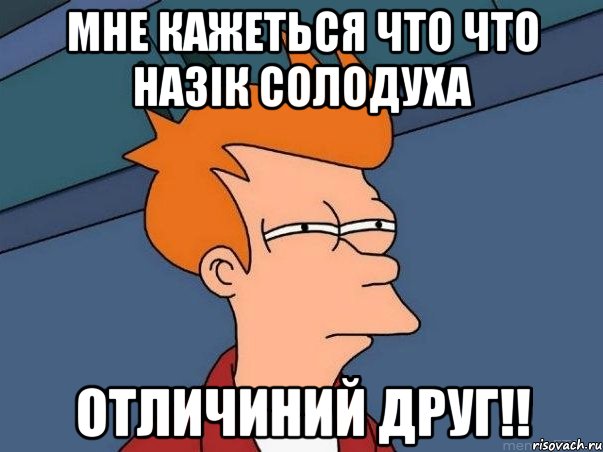 мне кажеться что что назік солодуха отличиний друг!!, Мем  Фрай (мне кажется или)