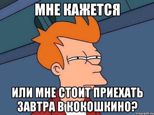 мне кажется или мне стоит приехать завтра в кокошкино?, Мем  Фрай (мне кажется или)