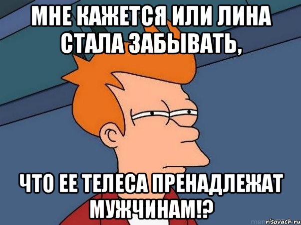 мне кажется или лина стала забывать, что ее телеса пренадлежат мужчинам!?, Мем  Фрай (мне кажется или)