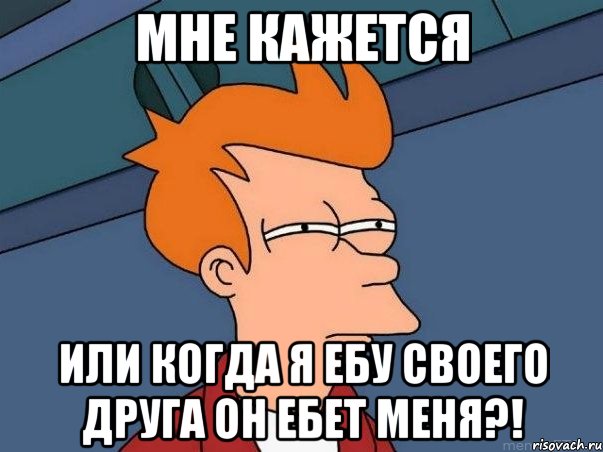 мне кажется или когда я ебу своего друга он ебет меня?!, Мем  Фрай (мне кажется или)