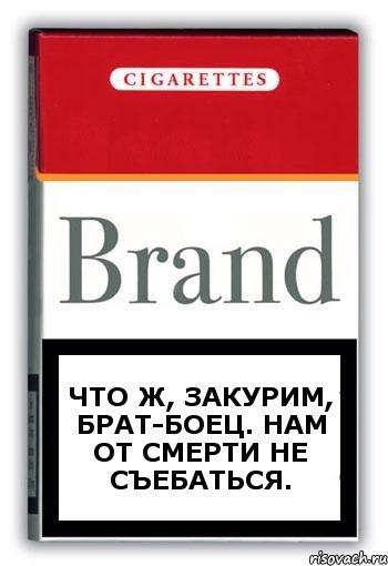 Что ж, закурим, брат-боец. Нам от смерти не съебаться., Комикс Минздрав