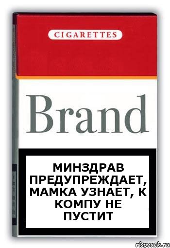 Минздрав предупреждает, мамка узнает, к компу не пустит, Комикс Минздрав