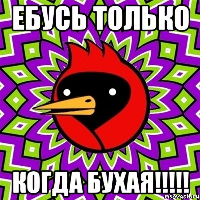 ебусь только когда бухая!!!, Мем Омская птица