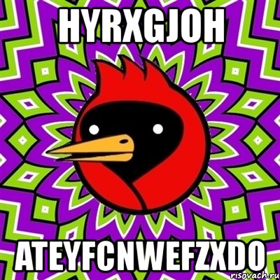 hyrxgjoh ateyfcnwefzxdo, Мем Омская птица