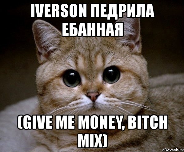 iverson педрила ебанная (give me money, bitch mix), Мем Пидрила Ебаная