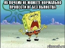 ну почему не можете нормально провести нг без пьянства 