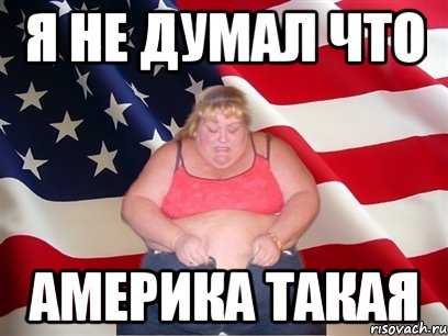 я не думал что америка такая