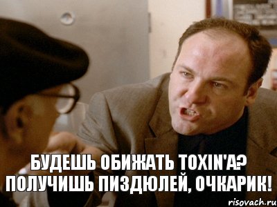 Будешь обижать ToXin'a? получишь пиздюлей, Очкарик!, Комикс tony soprano