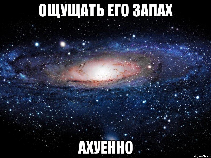 ощущать его запах ахуенно, Мем Вселенная