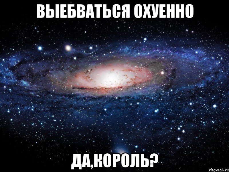 выебваться охуенно да,король?, Мем Вселенная