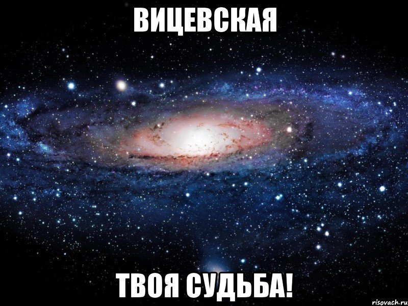 вицевская твоя судьба!, Мем Вселенная