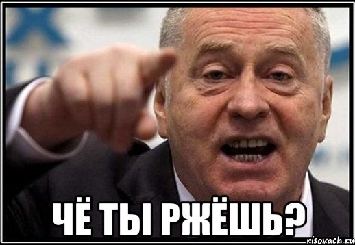  чё ты ржёшь?, Мем жириновский ты