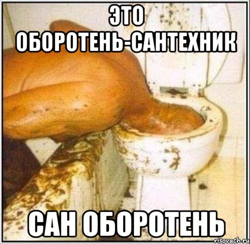 это оборотень-сантехник сан оборотень