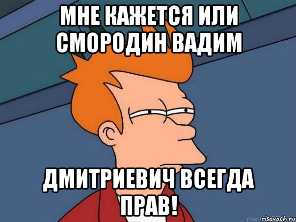 мне кажется или смородин вадим дмитриевич всегда прав!, Мем  Фрай (мне кажется или)